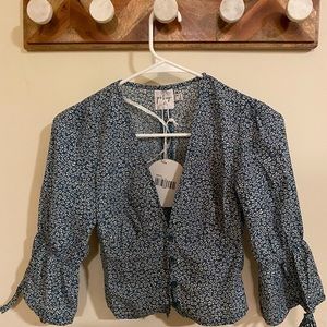 Princess Polly NWT Button-Up Summer Top